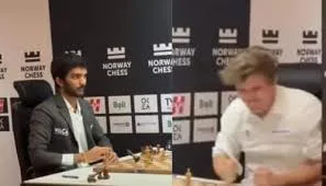 Gukesh defeats Magnus Carlsen in classical chess at Norway Chess